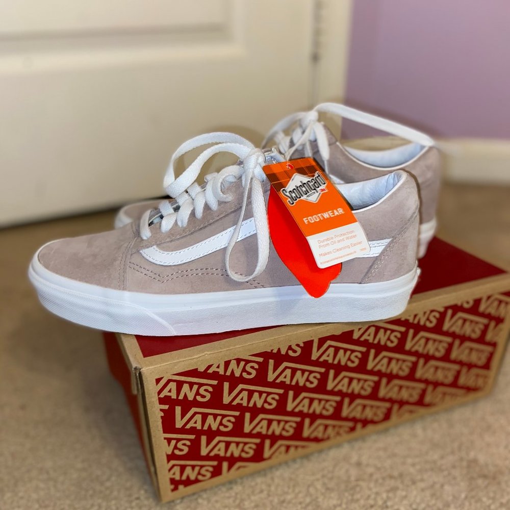 NEW Vans Old Skool Pig Suede Shadow Grey With Box